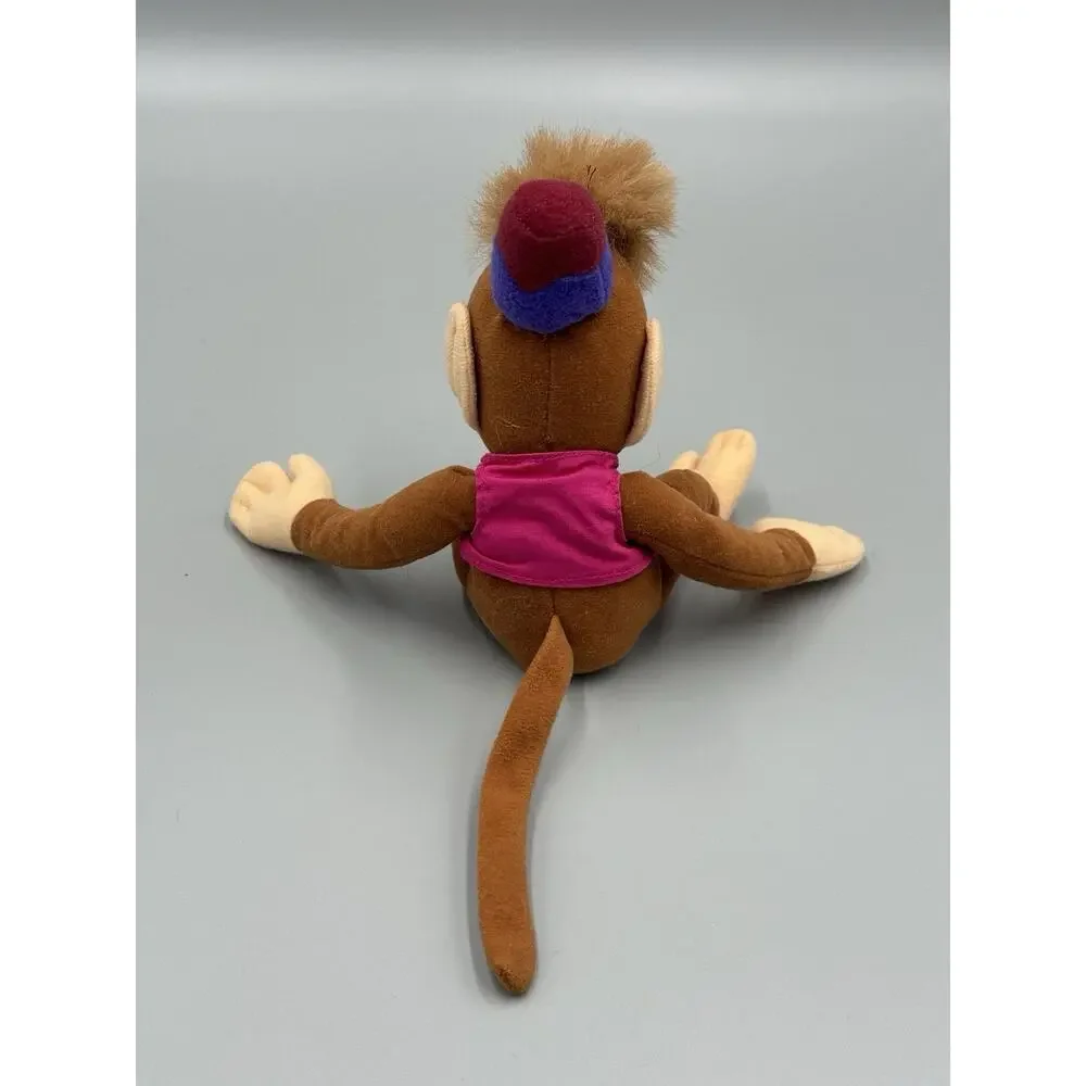 Vintage Disney Store Aladdin Abu Bean‎ Bag Plush 8” Monkey Stuffed Animal No Tag